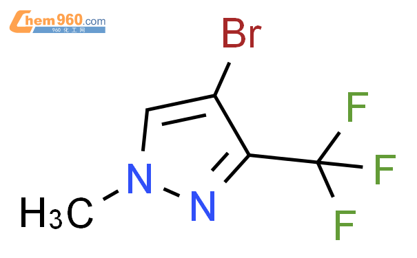 1-甲基-3-三氟甲基-4-溴-1H-吡唑结构式图片|497832-99-2结构式图片