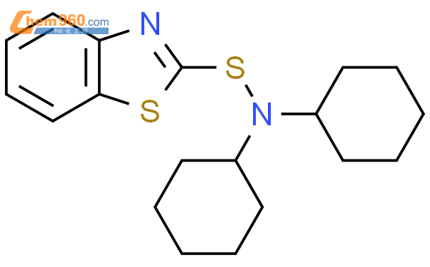 N,N-二环己基-2-苯并噻唑次磺酰胺结构式图片|4979-32-2结构式图片