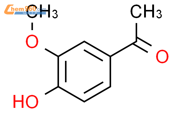 香草乙酮结构式图片|498-02-2结构式图片