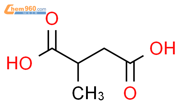 甲基丁二酸结构式图片|498-21-5结构式图片