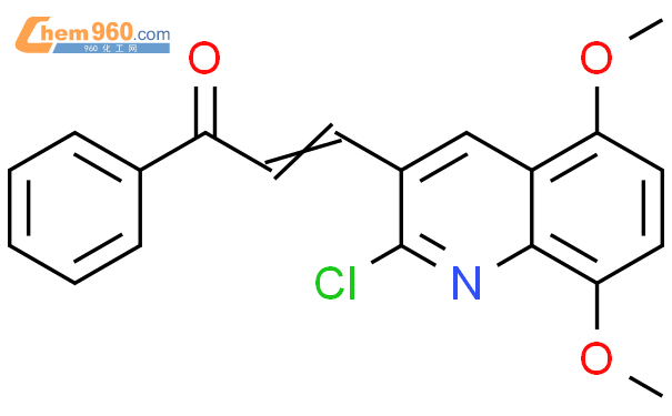 499131 37 2 2 Propen 1 One 3 2 Chloro 5 8 Dimethoxy 3 Quinolinyl 1