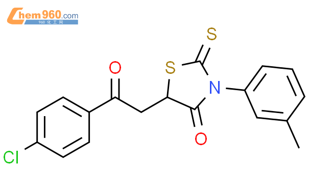 Thiazolidinone Chlorophenyl Oxoethyl Methylphenyl Thioxo