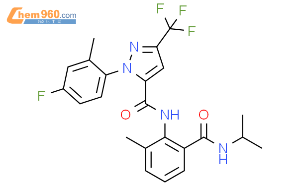 H Pyrazole Carboxamide Fluoro Methylphenyl N Methyl Methylethyl