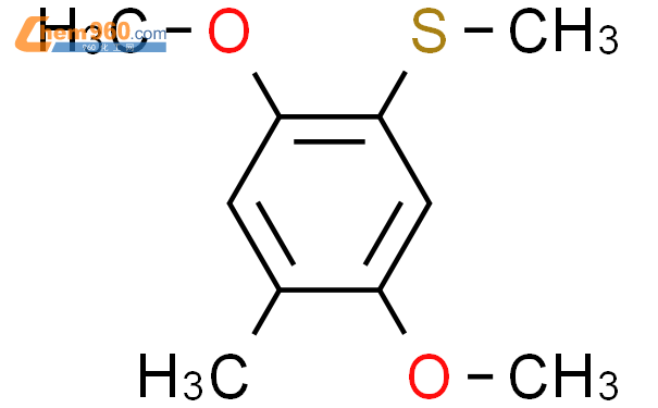 1,4-二甲氧基-2-甲基-5-(甲基硫代)苯结构式图片|500364-96-5结构式图片