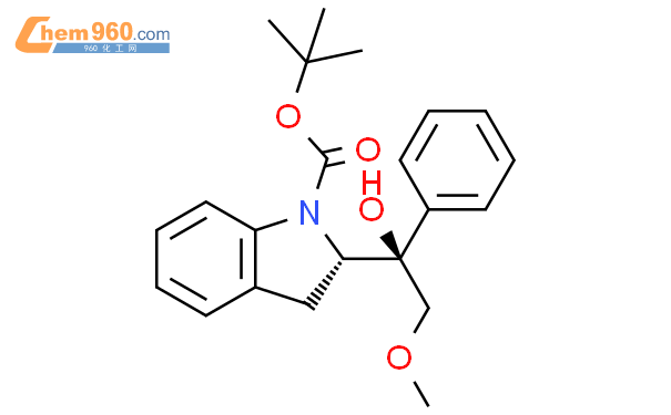 500548 68 51h Indole 1 Carboxylic Acid23 Dihydro 2 1r 1 Hydroxy 2 Methoxy 1 Phenylethyl 