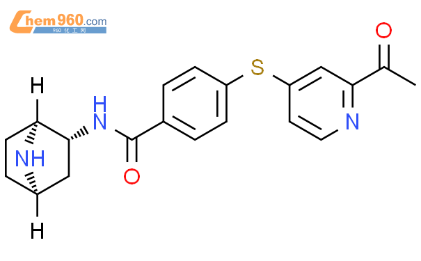 Benzamide Acetyl Pyridinyl Thio N S R R Azabicyclo Hept Yl