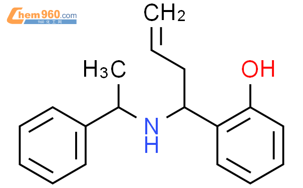 500800 17 9phenol 2 1s 1 1r 1 Phenylethyl Amino 3 Butenyl 化学式、结构式、分子式、mol 960化工网 