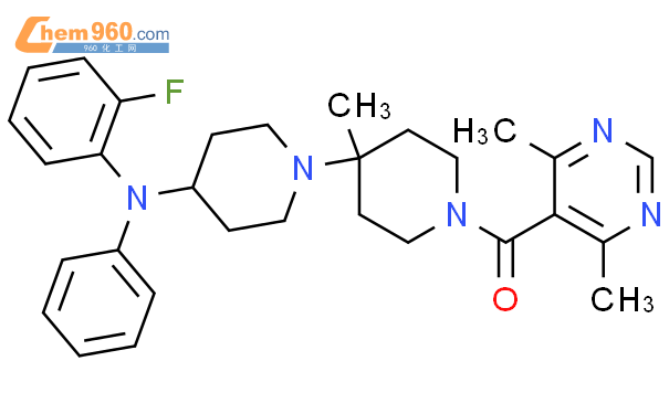 501446 56 6 1 4 Bipiperidin 4 Amine 1 4 6 Dimethyl 5 Pyrimidinyl