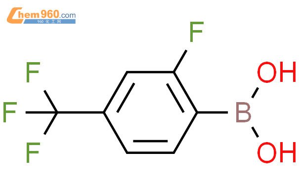 2-氟-4-(三氟甲基)苯硼酸结构式图片|503309-11-3结构式图片