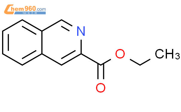 3-异喹啉甲酸乙酯结构式图片|50458-79-2结构式图片