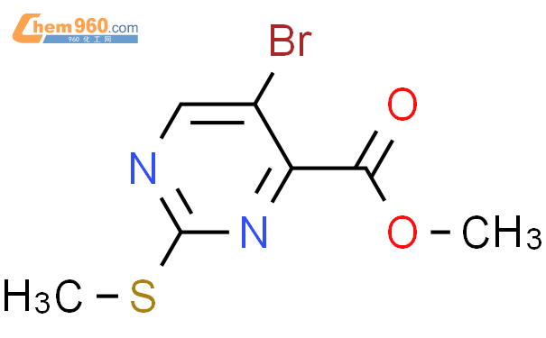 5-溴-2-(甲硫基)嘧啶-4-羧酸甲酯
