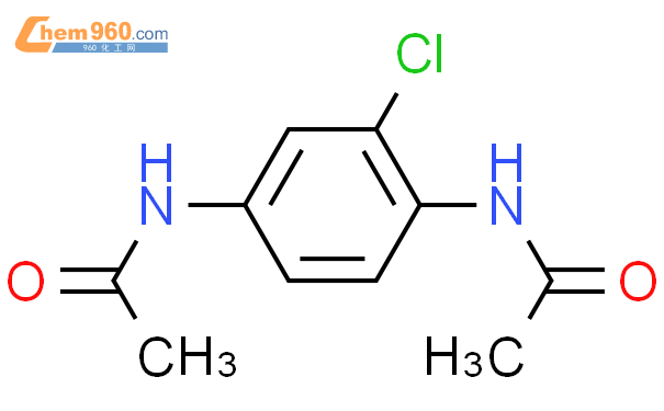 N,N'-(2-氯-1,4-亚苯基)二乙酰胺结构式图片|50610-32-7结构式图片