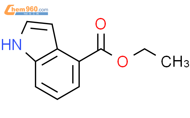 吲哚-4-甲酸乙酯结构式图片|50614-84-1结构式图片