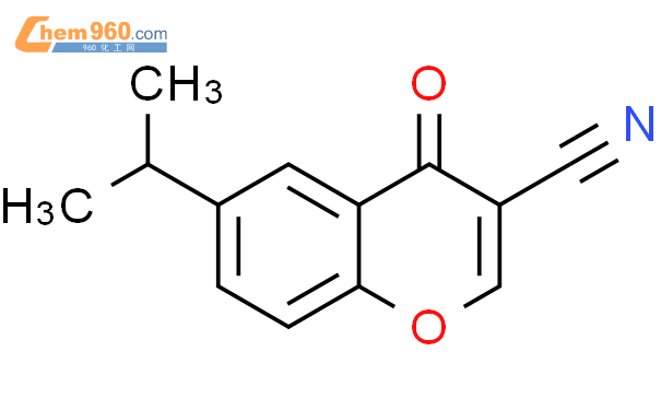 6-异丙基-4-氧代-4H-1-苯并吡喃-3-甲腈