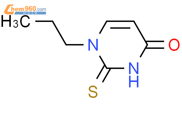 丙基硫尿嘧啶结构式图片|51-52-5结构式图片