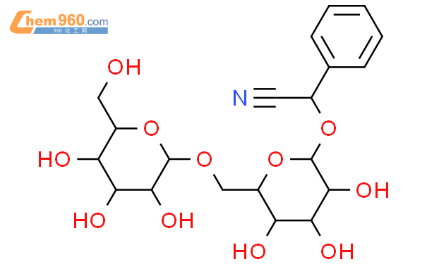 alpha-[(6-O-beta-D-吡喃葡萄糖基-beta-D-吡喃葡萄糖基)氧基]-苯乙腈