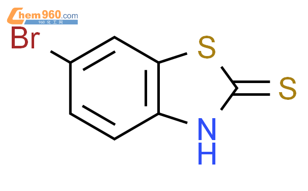 6-溴-2-巯基苯并噻唑结构式图片|51618-30-5结构式图片