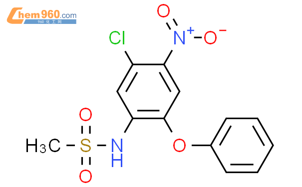 51765 55 0 Methanesulfonamide N 5 Chloro 4 Nitro 2 Phenoxyphenyl CAS