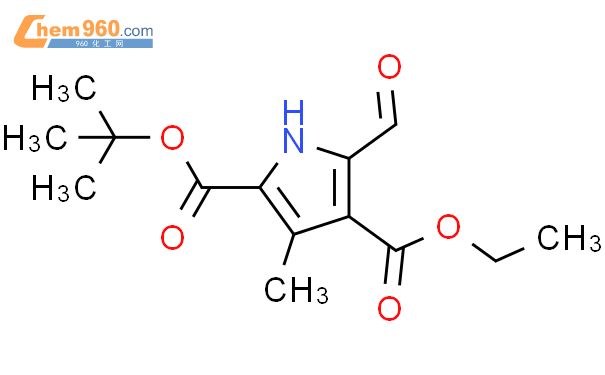 2-叔丁基 4-乙基 5-甲酰基-3-甲基-1H-吡咯-2,4-二羧酸「CAS号：517894-64-3」 – 960化工网