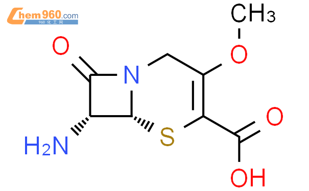 7-氨基-3-甲氧基-8-氧代-5-硫杂-1-氮杂双环[4.2.0]辛-2-烯-2-羧酸