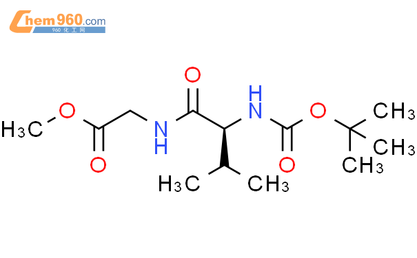 叔丁氧羰基-L-缬氨酰氨基乙酸甲酯
