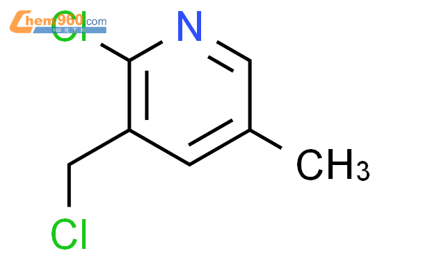 2-chloro-3-(chloromethyl)-5-methylpyridine
