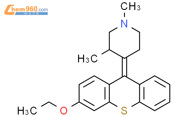 518980 82 0 Piperidine 4 3 Ethoxy 9h Thioxanthen 9 Ylidene 1 3 Dimethyl 化学式、结构式、分子式、mol