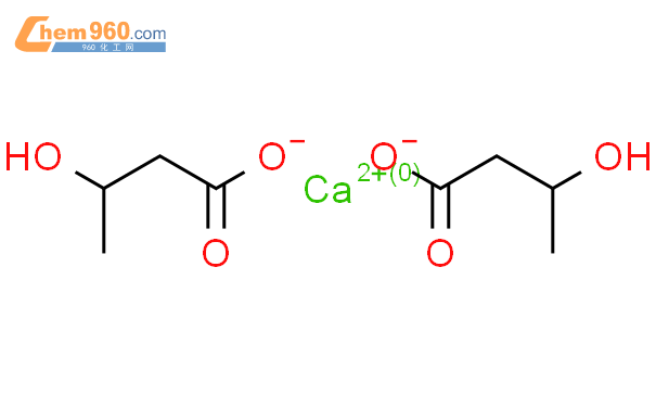 r-3-羥基丁酸鈣結構式圖片