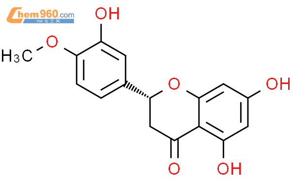 4'-甲氧基-3,5,7-三羟基黄烷酮结构式图片|520-33-2结构式图片