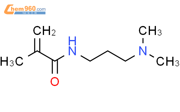 二甲胺基丙基甲基丙烯酰胺结构式图片|5205-93-6结构式图片