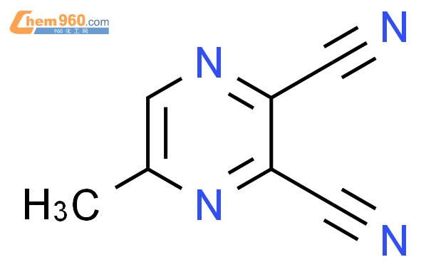 2,3-二氰基-6-甲基吡嗪结构式图片|52197-12-3结构式图片
