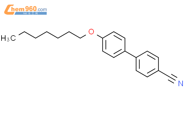 4-氰基-4'-正庚氧基联苯结构式图片|52364-72-4结构式图片