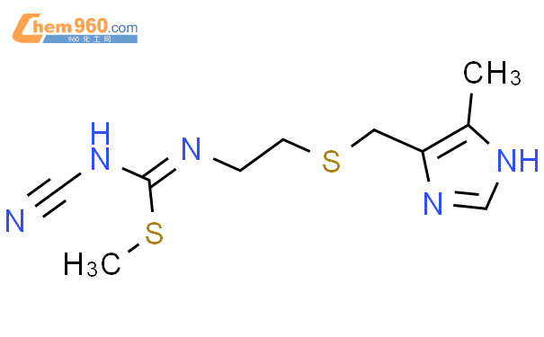 Carbamimidothioic acid,N-cyano-N'-[2-[[(4-methyl-1H-imidazol-5-yl)methyl]thio]ethyl]-, methyl ...