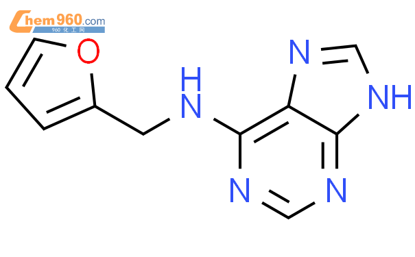 6-糠氨基嘌呤结构式图片|525-79-1结构式图片