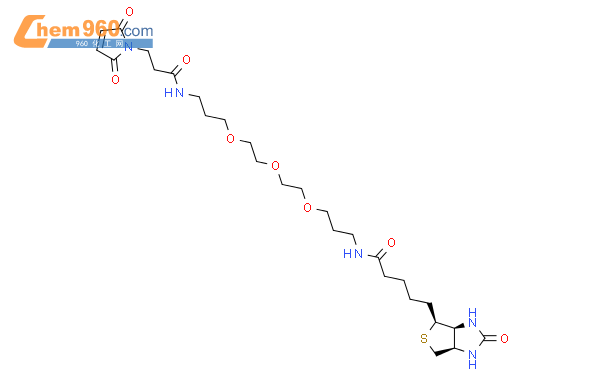 N-(3-(2-(2-(3-(BIotinamino)propoxy)ethoxy)ethoxy)propyl)-3-maleinimidylpropanamide