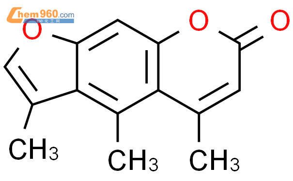 525584 06 9 7H FURO 3 2 G 1 BENZOPYRAN 7 ONE 3 4 5 TRIMETHYL 化学式结构式