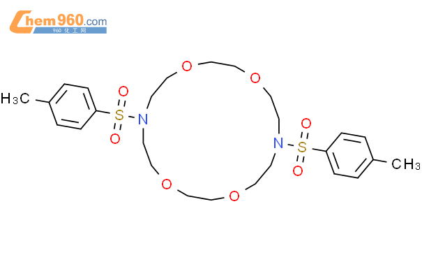 7,16-二[(4-甲基苯基)磺酰基]-1,4,10,13-四氧杂-7,16-二氮杂环十八烷