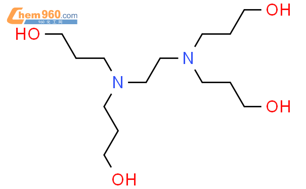 N,N,N,N-四羟丙基乙二胺结构式图片|5261-23-4结构式图片