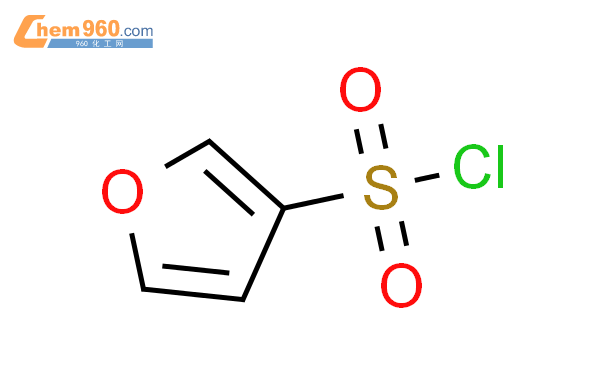 呋喃- 3 -磺酰氯结构式图片|52665-49-3结构式图片