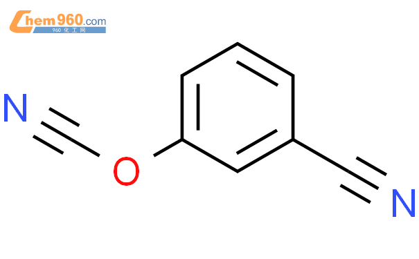 氰酸 3-氰基苯基酯结构式