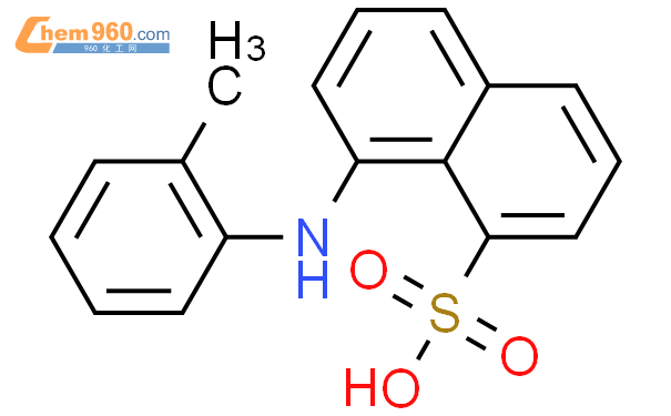 8-[(甲基苯基)氨基]萘-1-磺酸
