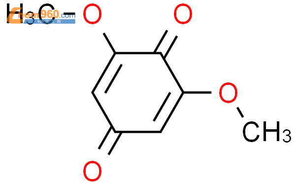 2,6-二甲氧基-1,4-苯醌结构式图片|530-55-2结构式图片