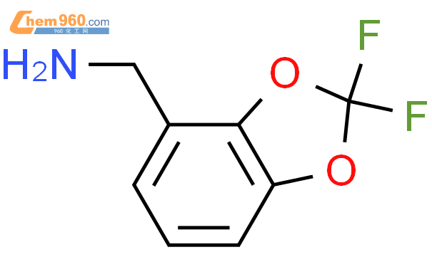 2,2-二氟-1,3-苯并二氧代-4-甲胺结构式图片|531508-46-0结构式图片
