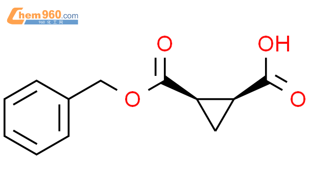 (1R,2S)-2-((苄氧基)羰基)环丙烷-1-羧酸结构式图片|53229-58-6结构式图片