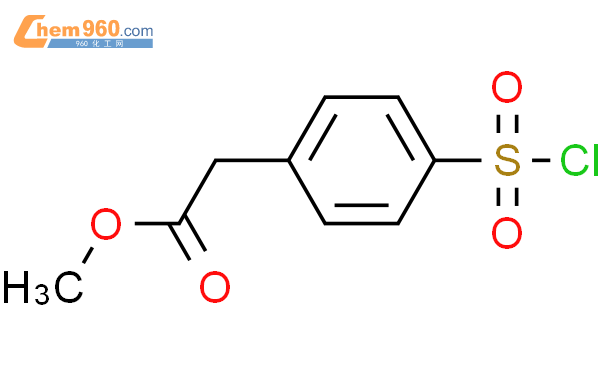 Methyl 2-[4-(chlorosulfonyl)phenyl]acetate「CAS号：53305-12-7」 – 960化工网