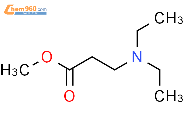 N,N-二乙基-β-丙氨酸甲酯结构式图片|5351-01-9结构式图片