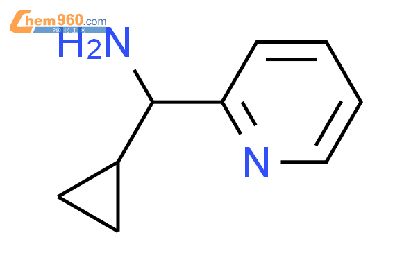 1-环丙基-1-(4-吡啶基)甲胺结构式图片|535925-68-9结构式图片