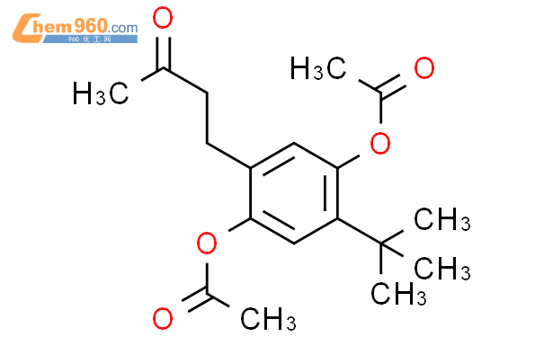 53713-50-1,2-Butanone, 4-[2,5-bis(acetyloxy)-4-(1,1-dimethylethyl ...