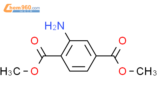 2-氨基对苯二甲酸二甲酯结构式图片|5372-81-6结构式图片