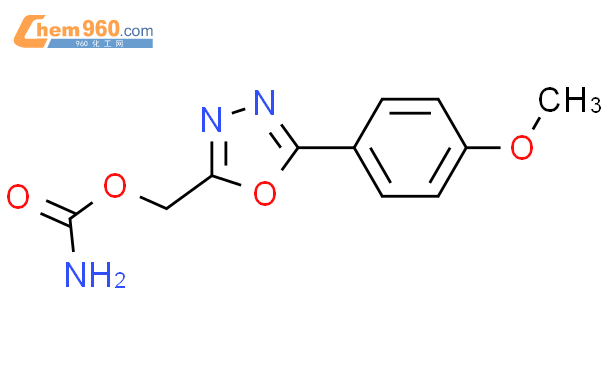 54014-26-5,1,3,4-Oxadiazole-2-methanol,5-(4-methoxyphenyl)-, carbamate ...